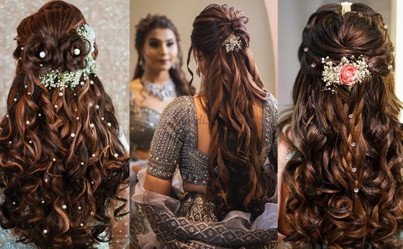 Sera's Hairstyles & Bridal Make Up - A loose messi bun which is given a  semi traditional look by the Ixora flower Muah : @precious.bridals  #precious_bridals #keralamakeupartist #keralabridalhairstyle #bridalhair  #bridalhairstyle #hairinspo #hairlove #